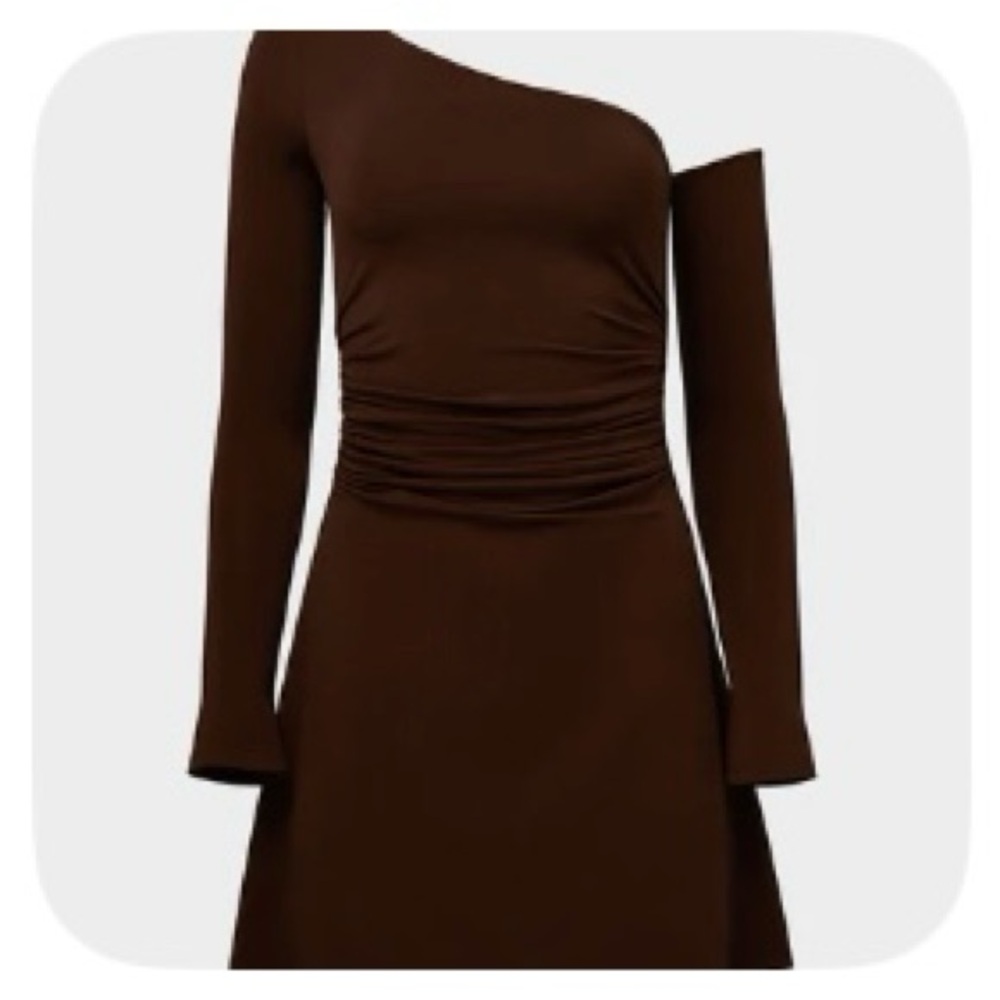 One shoulder mini dress